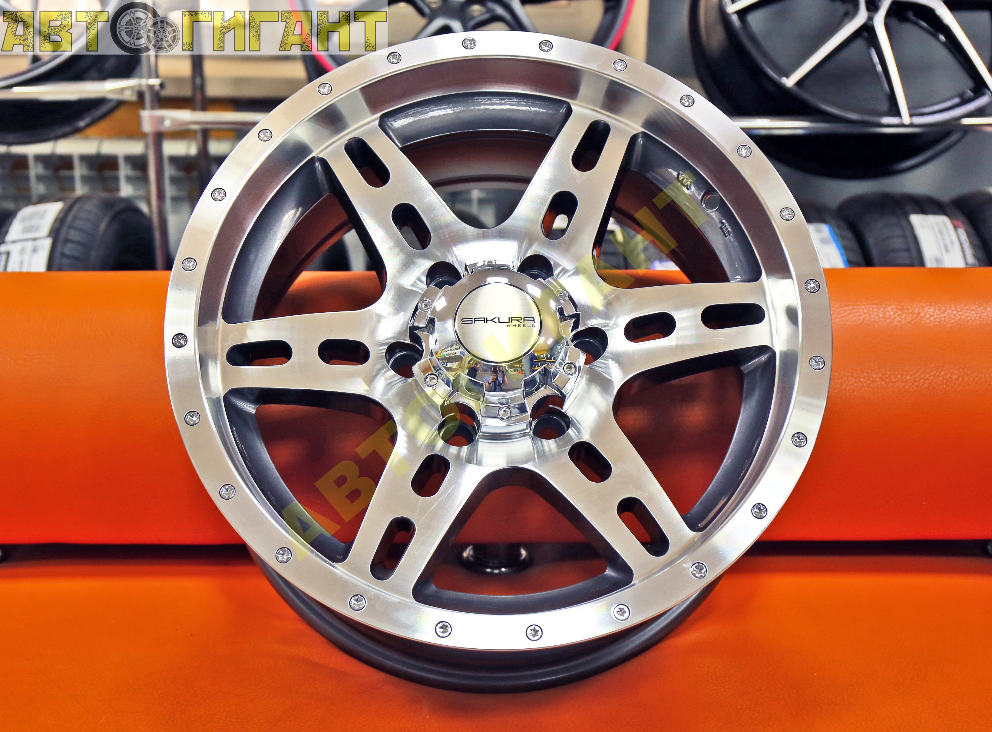 Диск литой Sakura Wheels DR2757 (331) R17*8.0 6*139,7 ET 0 ЦО 110,5мм  купить в Барнауле и Бийске